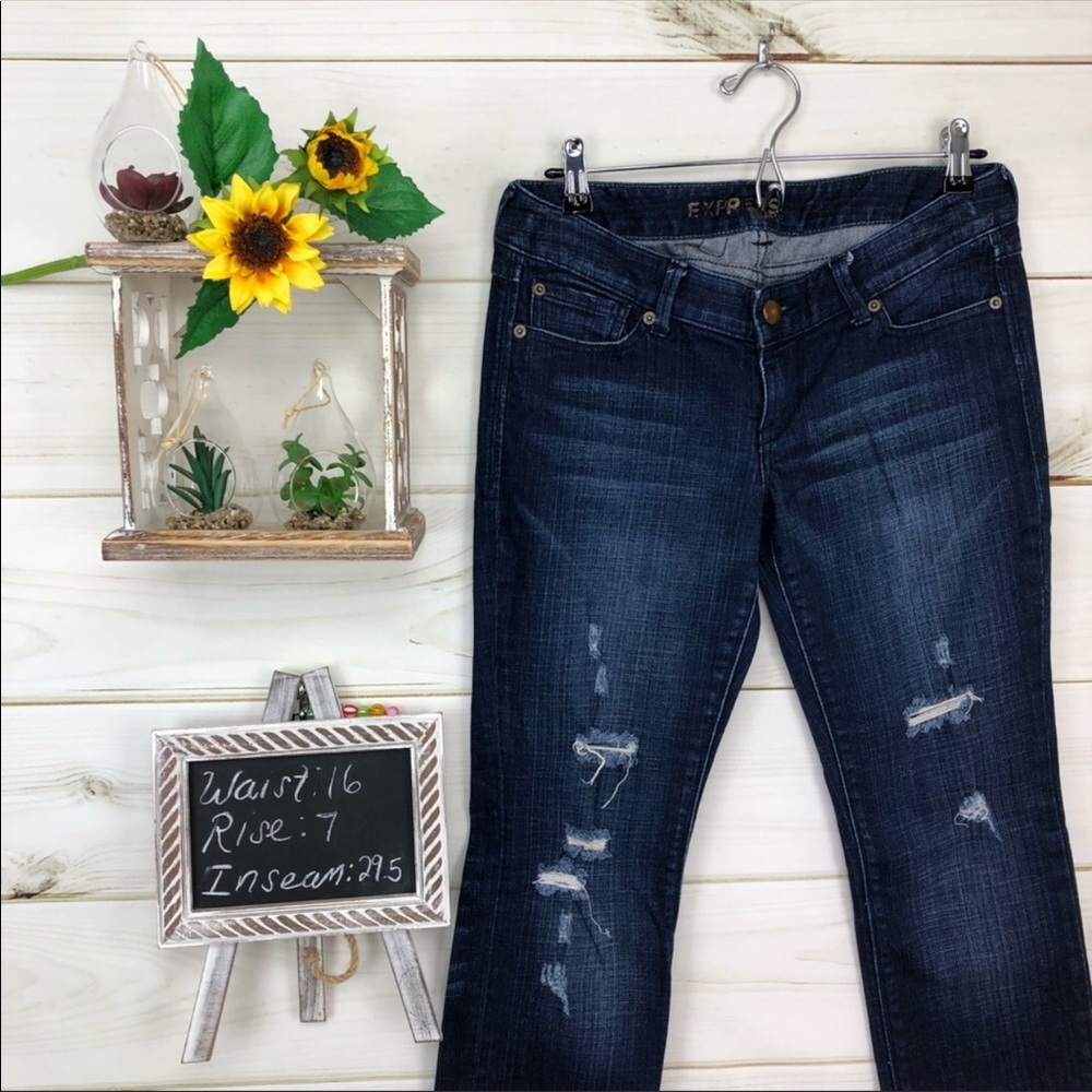 Express Distressed Jeans - Picture 2 of 4